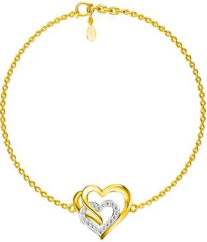 Limana Armband verstellbar 925 Silber Schmuck für Damen Frauen gold Herz (Geburtstag Hochzeitstag Jahrestag, inkl. Schmuckdose Weihnachten Muttertag Valentinstag), Liebe Geschenk Idee Liebesgeschenk Freundin Mutter Weihnachtsgeschenk