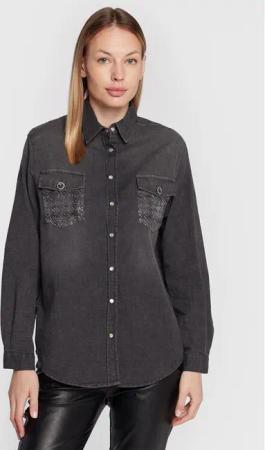 Liu Jo Hemd UF2107 D4555 Grau Regular Fit