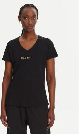 Liu Jo Sport T-Shirt TA5179 J6040 Schwarz Regular Fit