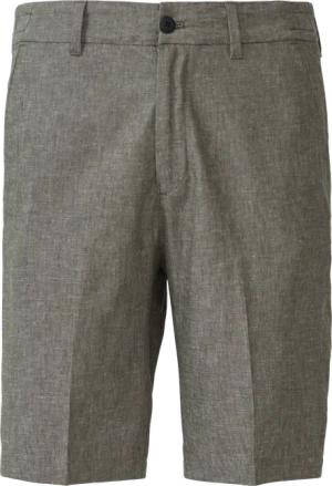 Lockere Bermuda aus Leinenmix