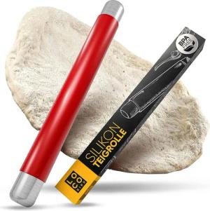 Loco Bird Teigroller aus BPA freiem Silikon Silikon, (Teigrolle mit Antihaftbeschichtung, Nudelholz Silikon ohne Griffe), Backzubehör für Fondant Roller, Pizza, Kuchen, Nudelteig und Mürbeteig