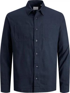 Logan Solid Shirt - Marineblauer Blazer