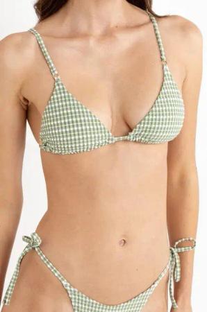 Lola Check Slide Tri - Damen-Bikinioberteil