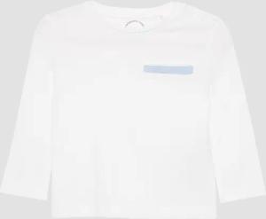 Longsleeve aus Baumwolle mit Chambray-Detail