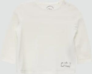 Longsleeve mit Glitzer und Print-Detail