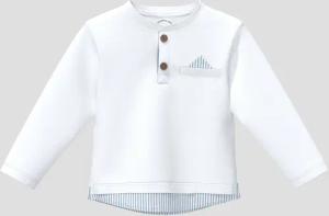 Longsleeve mit Knopfleiste in Layering-Optik