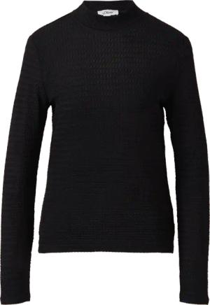 Longsleeve mit offener Struktur im Slim-Fit