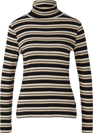 Longsleeve mit Rollkragen und Ringelmuster