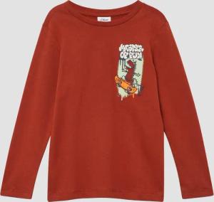 Longsleeve mit strukturiertem Frontprint