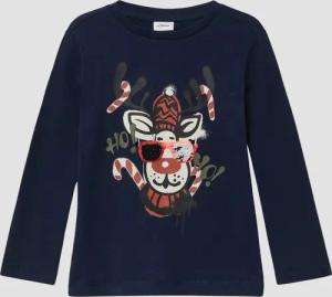 Longsleeve mit X-Mas-Frontprint und Wendepailletten-Detail
