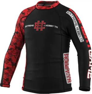 Longsleeve Rashguard für Kinder MMA EXTREME HOBBY RED WARRIOR
