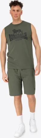 LONSDALE Herren ärmelloses T-Shirt & Shorts Set normale Passform ALLANTON