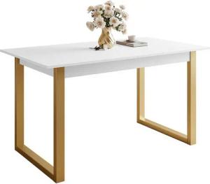 Lookway Esstisch ARTON GOLD II 140 cm ausklappbarer Tisch für 6-8 Personen, Breite: 140-195