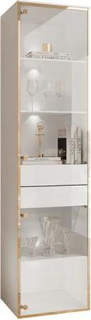 Lookway Glasvitrine AURORA mit LED-Beleuchtung Breite: 45 cm