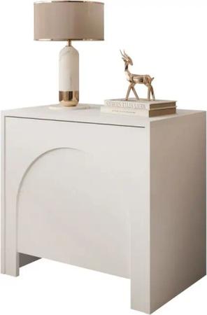 Lookway Nachttisch ARIADNA mit Tür – Minimalistisches Design fürs Schlafzimmer (1x Nachttisch), Breite: 54 cm