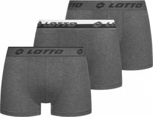 Lotto Retro Herren Boxershorts 3er-Pack grau MBXX1002NET-GREY