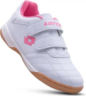 Lotto Schuhe PACER K Kinder Low Top Sneaker 2600110K Weiss/Pink