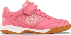 Lotto Schuhe WHIZZER K Kinder Low Top Sneaker 2600120K PINK/WEISS
