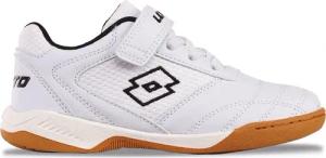 Lotto Schuhe WHIZZER K Kinder Low Top Sneaker 2600120K Weiss/Schwarz