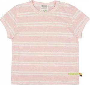 loud + proud Babys & Kinder T-Shirt Streifen mit Leinen, GOTS-zertifiziert