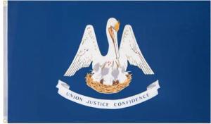 Louisiana MUWO "America Edition" Flagge 90x150cm