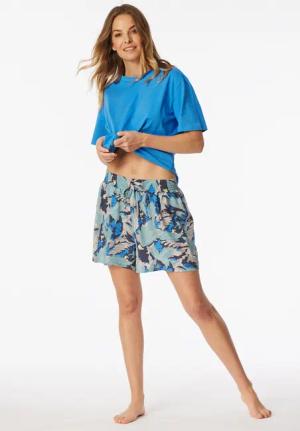 Loungehose kurz Viskose multicolor bedruckt - Mix+Relax 36