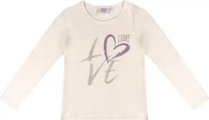 „Love“-Langarm-T-Shirt für Mädchen