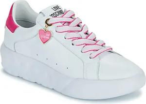Love Moschino  Sneaker FUXIA HEART+GOLD
