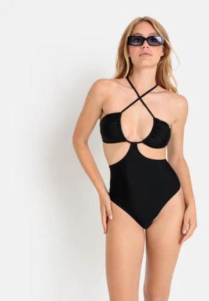 LSCN BY LASCANA Badeanzug Damen schwarz Gr.40 Cup A/B
