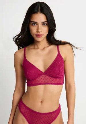 LSCN BY LASCANA Bralette Damen deep berry Gr.32/34