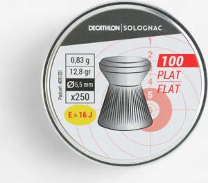 Luftgewehrmunition flach 5,5 mm ×250