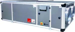 Lüftungsgerät CARMA 308 horizontal L elektr. VHR, Drehzahl 2-stufig von Zehnder - CZICDF045314