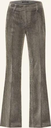 LUISA CERANO Bootcut-Hose aus Cord mit Glitzergarn