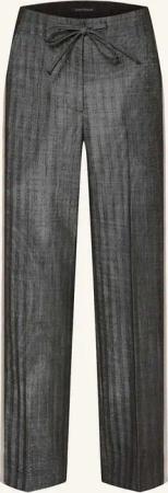 LUISA CERANO Hose mit Glitzergarn und Galonstreifen