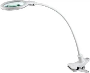 Lumeno Lupenlampe 680X LED Klemmleuchte mit 30 SMD-LEDs, 6 Watt, LED fest integriert, Kaltweiß, 6500 K