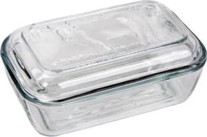 Luminarc Butterdose Butter-Dose Glas Butter-Glocke Butter-Schale, Glas, (1x Butterglocke), Butterbehälter mit Kuh Motiv Spülmaschinenfest