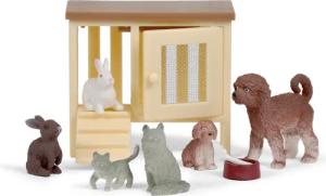 Lundby Puppenhausmöbel Haustierset Mädchen