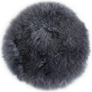 LUXOR living Stuhlkissen Sitzauflage Lammfell, Sitzauflage, rund oder eckig, echtes Lammfell, auch als 4er Set