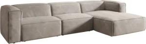 Luxusbetten24 Sofa Designer Sofa Comfy in Samt