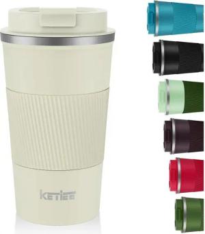 LuxusKollektion Coffee-to-go-Becher Thermobecher 510ml doppelwandig Vakuum B-creme-510ml 510 ml