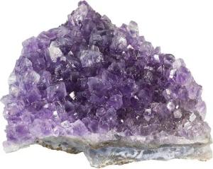 LuxusKollektion Mineralstein Amethyst Druse Rohstein Kristall Cluster Reiki Heilstein 100-150g