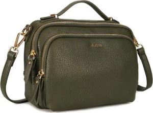 LuxusKollektion Umhängetasche Umhängetasche Damen Schultertasche Leder Crossbody Tasche Klein Beige