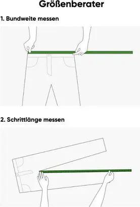 M 5 BY MEYER Sportliche Chino im Jersey Look