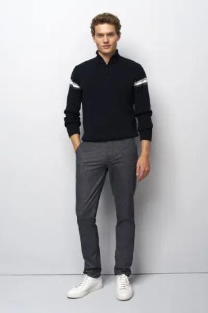 M 5 BY MEYER Sportliche Chino im Wool Look