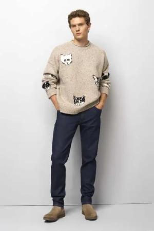 M 5 BY MEYER STRETCH FIVE POCKET DENIM