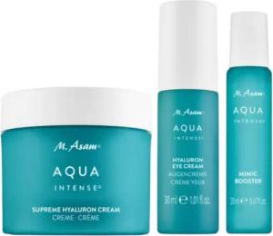 M. Asam Pflege-Geschenkset AQUA INTENSE Hyaluron Gesichtspflege Set, 3-tlg., Set, Geschenkset