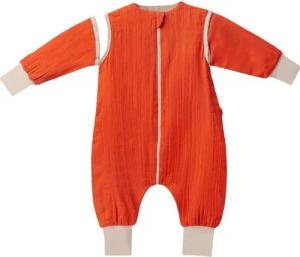 Mababu 0.5 TOG Musselin Sommerschlafsack mit Füßen & abnehmbaren Ärmeln