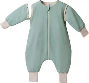 Mababu 1.5 TOG Ganzjahres Baby Schlafsack mit Füßen & abnehmbaren Ärmeln