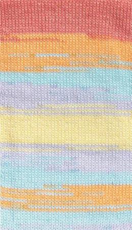 Madame Tricote Paris Ören Bayan Camilla Batik Häkelwolle, 260,00 m (Packung, 5 x 100g), Strickwolle, 100% Baumwolle, 260 Meter pro 100g Knäul