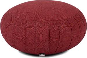 Maharaja Collection: Meditationskissen ZAFU, 38 x 20 cm Mayuri, dunkelrot